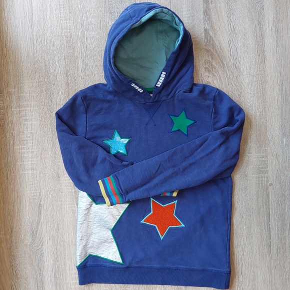 Mini Boden guc star 🌟 sweatshirt hoodie 11-12 years - Picture 11 of 15